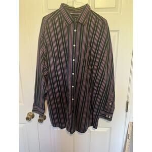 Enyce Clothing Mens Shirt Plaid Button Down Multi-Color Long Sleeve Size 4XL